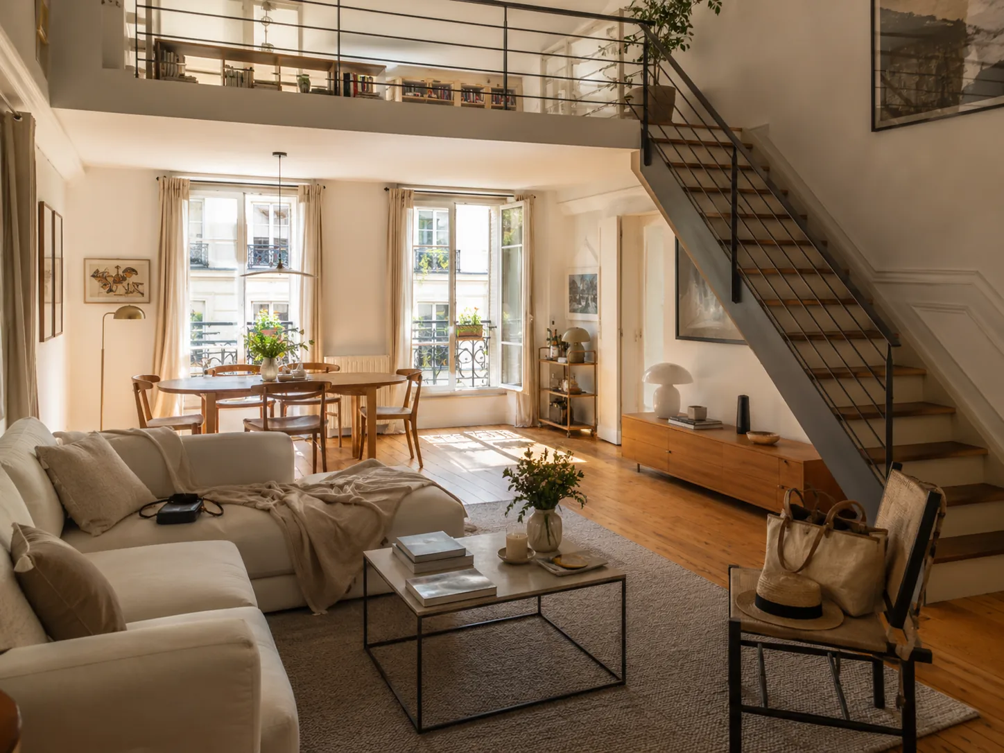 État des lieux avant le départ — Paris 11e, Duplex 72 m²